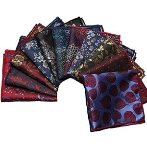 Mannen en vrouwen zak vierkanten, Handdoek met borstzak, meerdere bedrukte handdoekenset for heren, zakaccessoires