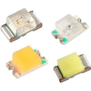 50 STKS/PARTIJ 0402 0603 0805 SMD LED Light Emitting Diode Rood Blauw Wit Geel Groen WateClear LED Licht Diode(Blue,0805)