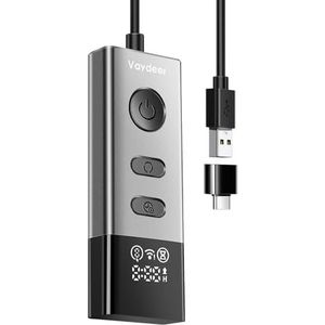 Vaydeer Mouse Jiggler USB van metaal,Mouse Mover met afstandsbediening via app en timerfunctie, simuleert beweging om te voorkomen dat de computer in de slaapstand gaat, zonder stuurprogramma's.