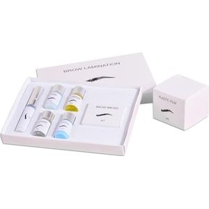 Wenkbrauwpermanent, Instant Wenkbrauw Brow Perm Styling Kit, Home Salon Beauty Tool Eyebrow Lamination Kit voor het professioneel temmen van rommelige wenkbrauwen