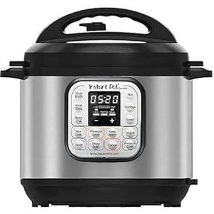 Instant Pot Duo 7-in-1 slimme kookplaat, 3 liter, snelkookpan, slowcooker, rijstkoker, sauteerpan, yoghurtmaker, stoompan en voedselverwarmer