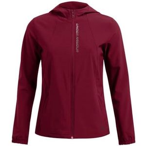 Under Armour Dames Outrun The Storm Jacket hardloopkleding hardloopjack Cardinal - donkerrood XL