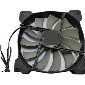 Computerbehuizingventilator 140 mm x 25 14 cm 3-pins 0,3 A stille desktop