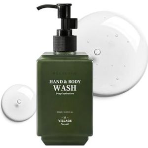 [VILLAGE11FACTORY] HAND & BODY WASH - WILL REFRESH (300ml) Korean Cosmetics - Lichaams- en handzeep - Verfrissend - Eucalyptus & Patchouli