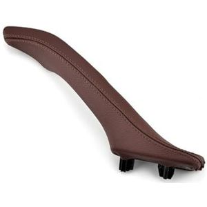 Auto interieurdeurgrepen Voor BMW 5 Serie F10 F11 F18 520 523 525 528 530 535 Linksgestuurd LHD Lederen Interieur Deurgreep Montageset(Right-Red Brown)