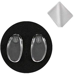 Eyegl Neus Pads Vervanging voor Silhouette Gl Eyegl Frames, Zachte Siliconen Plug in Silhouet Onderdelen Neusstuk,Clear Reparatie Kit Neuspads