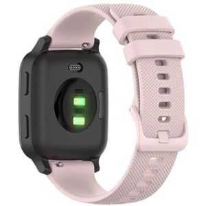 20mm band horlogeband geschikt for Garmin Venu 2 Plus/SQ/move Sport Forerunner 645 Amazfit GTS 3 Siliconen armband Horlogeband Accessoires (Color : Pink, Size : Forerunner245)