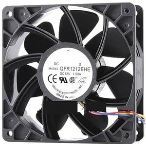 QFR1212EHE 12038 12V 1.5A gewelddadige ventilator 4-pins PWM-koelventilator 12cm