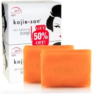 Kojie San - 2 Lightening Soaps van 135g, Authentieke en originele Kojie San Soap met Kojic Acid (2 Soaps: 2x135g)