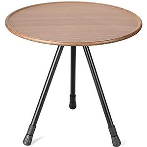 ZaYen In hoogte verstelbare tafel, draagbare lichtgewicht camping aluminium tafel hoogte verstelbare tafel vouwen outdoor picknick vissen barbecue mini ronde tafel, lichtgewicht tafel