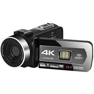 Videocamera Camcorder Videocamera vlogging camcorder Auto Focus 4 8MP Webcam digitale zoom vlogging camera met 2.4G draadloze afstandsbediening Multifunctionele vlogcamera(128G SD Card,AF6)