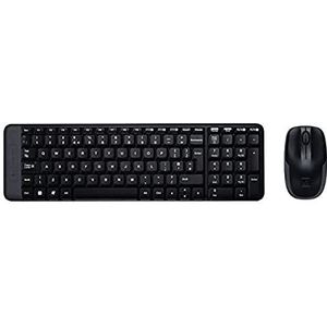 Logitech Wireless Combo MK220 toetsenbord Inclusief muis RF Draadloos QWERTZ Tsjechisch Zwart