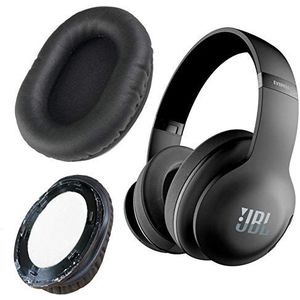 Vervangende Oor Pad Lederen Oorkussens Reparatie Onderdelen voor JBL Everest 700 Elite V700 Everest 700bt Platinum Everest Elite 700 Hoofdtelefoon Oordopjes Kussen (Zwart)