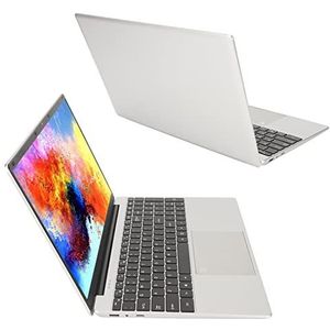 Laptop, Vingerafdruk Ontgrendelen 2.4G 5G WIFI 15,6 Inch Computerlaptop 1920 X 1080 Resolutie 100‑240 V met Toetsenbordverlichting voor Bedrijven voor 11 (16+1TB EU-stekker)