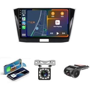 Dubbel Din Auto Stereo Compatibel Met Apple Carplay Android Auto Voor VW/PASSAT B8 Magotan 2015-2018 Plug En Play AM/FM Autoradio Back-up Camera, Stuurbediening, Spiegel Link(NF-2 WIFI 2G+32G)