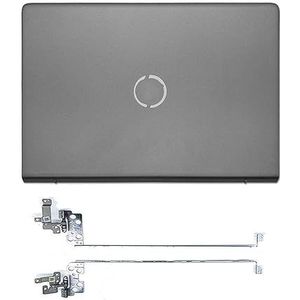WANGHUIH LCD achterkant bovendeksel achterkant behuizing deksel + schermscharnieren compatibel met HP Pavilion 14-BF 14-BF0XX 14-BF1XX TPN-C131-serie