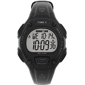 Timex Heren digitaal quartz horloge met plastic band TW5M44900, Zwart, riem