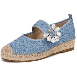 Sam Edelman Maddy babyschoenen voor dames, Royal Sky Blue Kant, 40 EU