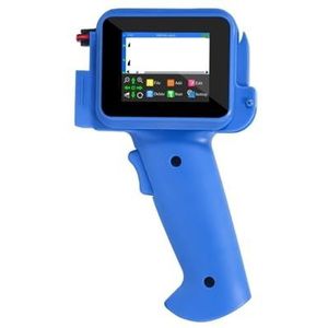 12,7 mm mini-handheld inkjetprinter for tekst, QR-barcode, batchnummer, logo, datumlabel, draagbare codeerder in meerdere formaten(Include 1 Cartridge)