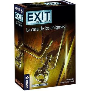 Devir Exit: Het huis van de raadsels, bordspel in het Spaans, bordspel met vrienden, Escape Room, Mystery-spellen, bordspel voor volwassenen (BGEXIT12)