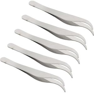 Tip Pincet Voor Gedetailleerde Schoonheidsverzorging Nauwkeurige Haar En Mee-eters Extractie Roestvrij Staal Make-up & Salon Gebruik
