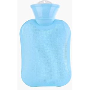 OIFAODAO, Waterinjectie Dikke rubberen warmwaterkruik Draagbare handwarmer Warmwaterzak Warme buik Handen Voeten in de winter,Warmwaterkruik(Blue)