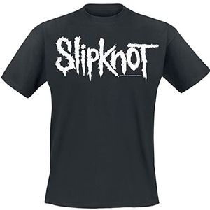 Slipknot White Logo T-shirt zwart XL 100% katoen Band merch, Bands, Nachhaltigkeit