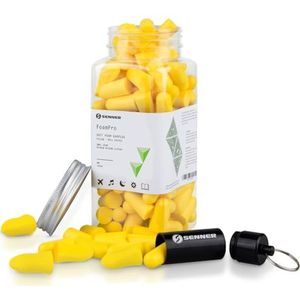 Senner SchaumPro Gehoorbescherming voor een rustige slaap of bescherming op het werk, gehoorbescherming met hoge geluidsisolatie (SNR) 35 dB, ontvangt alarmgeluiden, 60 paar