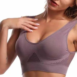 Ultra-Breeze Lift Air Bra, Breathable Cool Lift Up Air Bra, Seamless Comfort Bra (X-Large,Bean paste color)