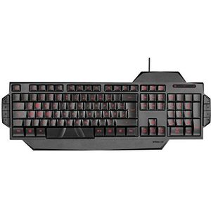 Speedlink RAPAX Gaming Keyboard, gelabelde gameknoppen, ergonomisch in hoogte verstelbaar - zwart, NC Layout
