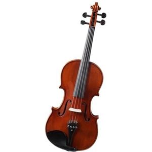 violino professionale Viool Handgemaakt Massief Hout Patroon Beginner Oefenexamen Prestatie Volwassen Klassiek Rood (Color : 4/4)