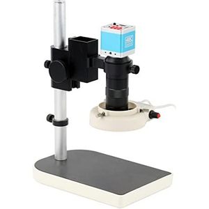 Microscoopaccessoires 4K 41MP UHD I_MX334 digitale industriële videomicroscoopcamera + 180X 300X 200X 500X C-montagelens voor PCB-soldeertelefoon reparatie PCB-inspectie geschikt voor de meeste