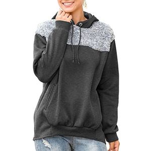 Trui met Capuchon, Warme, Huidvriendelijke Dameshoodies voor op Reis (L)