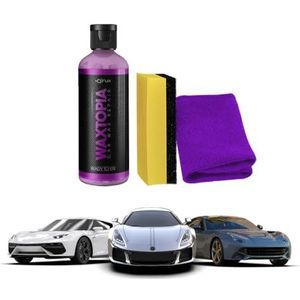 Qinux Waxtopia Reparatiecrème voor krassen op voertuigen, lakherstel met beschermende was, eenvoudig thuis aan te brengen