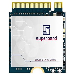 Superpard SSD 512 GB M.2 2230 NVMe PCIe Gen4.0x4, interne solid-state drive voor handheld gaming-apparaten, stoomdek, ROG Ally, Surface Pro, mini-pc's