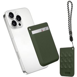 kwmobile voice recorder case compatibel met PLAUD Note AI Voice Recoder hoes - Dictafoon cover - Silicone - In donkergroen
