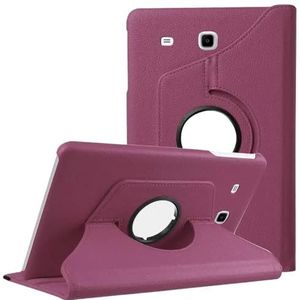 Ultra Slim Case Geschikt for Samsung Galaxy Tab E 9.6inch SM-T560 SM-T561 Stand Cover Tablet Case (Color : Purple)