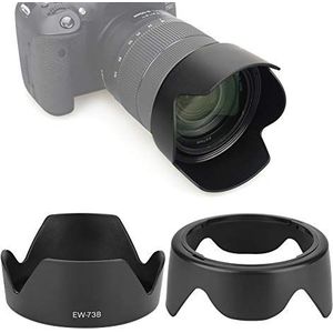 Zonnekap, EW-73B Kunststof zonnekaphouder Vervanging voor Canon EF-S 17-85 f / 4-5.6 IS USM-lens, zwart (EW-73B)