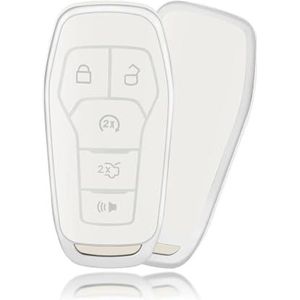 Sleutelbehuizing TPU Sleutel Beschermhoes Auto Styling Bescherming Voor Ford Voor Fusion Voor Mondeo Voor Mustang F-150 Voor Explorer Voor Rand 2015 2016 2017 2018 Autosleutelhoesje(6)