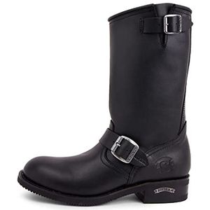 Sendra Boots 2944 Cowboy-laarzen voor dames, met hak en ronde neus, zwart, Blanco Y Gris, 39 EU