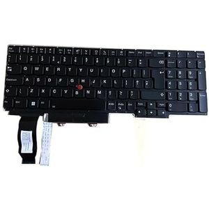 UK-indeling met achtergrondverlichting voor Lenovo Thinkpad E15-serie, zwarte kleur