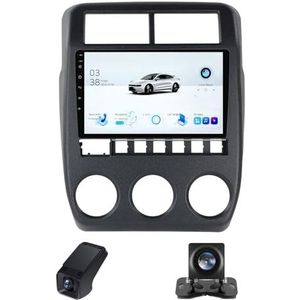 Carplay autoradio 2 Din geldt voor LADA Niva Legend Bronto 2021-2023 met Android Auto Bluetooth 9 inch touchscreen autoradio met FM-radio/GPS stuurwielbediening+achteruitrijcamera(X2)