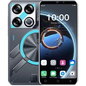 MTGud Goedkope smartphone, 5,0 inch Dual SIM Dual Camera, Android 9.0, 16 GB ROM uitbreiding tot 128 GB, ondersteuning Face ID/WiFi/GPS 3G/GSM mobiele telefoons (MT20Pro-zwart)