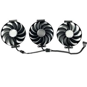 Vervangende ventilator voor ASUS Radeon RX6700XT 6750XT 6800 6800XT ROG STRIX OC grafische kaart(Set of three fan)