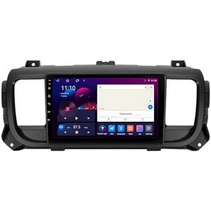 Android 14 GPS Navigation Stereo voor Toyota Proace 2016-2024 9 Inch 2 Din Car Stereo Radio met CarPlay AHD Omgekeerd beeld Bedieningselementen op het stuur Bluetooth(S1 1G+32G)