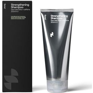 Sons Haargroeishampoo voor mannen. DHT-blokker. Verdikkende formule voor sterk en vol hergroeiend haar. Met zaagpalm, arganolie, cafeïne & rozemarijn. 1 maand voorraad.