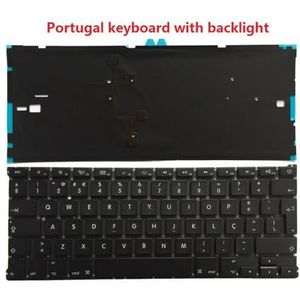 Compatibel Russisch Toetsenbord Layout Compatibel met Air 13 Inch Modellen A1466 A1369 MD231 MD232 MC503 MC504 2011 tot 2015(BACKLIT PO)