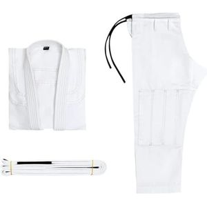 Een karate kostuum Judo Gi-pakket van 1, veelkleurig, meerdere maten(White,A0)