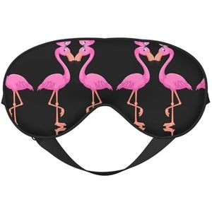Cartoon Flamingo Slaap Eye Mas Bijgewerkt Ontwerp Licht Blokkerende Night Eye Blinder Mannen Vrouwen Shift Werk Reizen