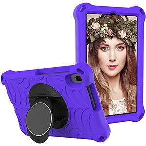 Tablet PC-hoes Compatible with Lenovo Tab M8 TB-8505 / TB-8705 (8.0 "") Tablet Case Kids Shock Proof Beschermkap met draaiende lichtgewicht en duurzame standaard, schouderriem Bescherming(PURPER)
